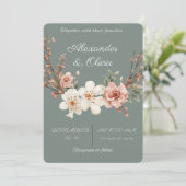 Invitation Cartons d'invitation de mariage (Debout devant)