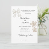 Invitation Cartons d'invitation de mariage (Debout devant)