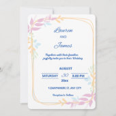 Invitation Cartons d'invitation de mariage (Devant)