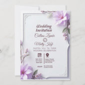 Invitation Cartons d'invitation de mariage (Devant)