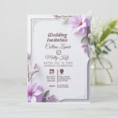 Invitation Cartons d'invitation de mariage (Debout devant)