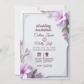 Invitation Cartons d'invitation de mariage (Dos)