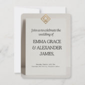 Invitation Cartons d'invitation de mariage (Devant)