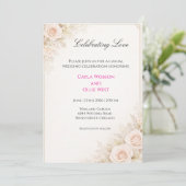 Invitation Cartons d'invitation de mariage (Debout devant)