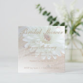 Invitation Cartons d'invitation de mariage champêtre blanc Da (Debout devant)