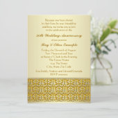 Invitation Cartons d'invitation de mariage de 50 ans de maria (Debout devant)