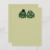 Invitation Cartons d'invitation de mariage de Cthulhu vierges (Devant / Derrière)