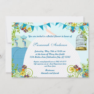 Invitation Cartons d'invitation de mariage de jardin de cage