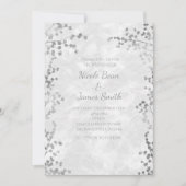 Invitation Cartons d'invitation de mariage élégants à motif f (Devant)