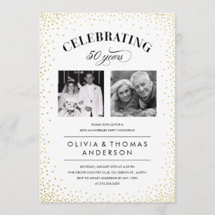 Invitation Cartons d'invitation de mariage et d'anniversaire