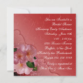 Invitation Cartons d'invitation de mariage Fleur de cerisier (Dos)