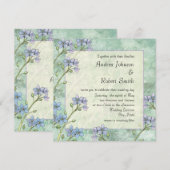 Invitation Cartons d'invitation de mariage Floral Forget Me N (Devant / Derrière)