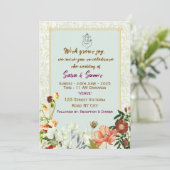Invitation Cartons d'invitation de mariage indien (Debout devant)