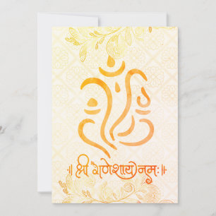 Invitation Cartons d'invitation de mariage indien pour les Ét