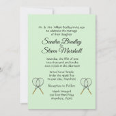 Invitation Cartons d'invitation de mariage sur le thème du te (Devant)