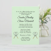 Invitation Cartons d'invitation de mariage sur le thème du te (Debout devant)