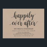 Invitation Cartons d'invitation de réception de mariage en kr<br><div class="desc">Cette carte d'invitation de mariage en kraft rustique est parfaite pour votre réception de mariage et la fête de célébration après le mariage. Ajoutez vos détails dans une police / lettrage noir assorti.

#TeeshaDerrick</div>