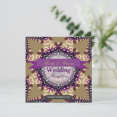 Invitation Cartons d'invitation de réception de mariage Royal (Debout devant)