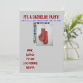 Invitation Cartons d'invitation de soirée d'enterrement de vi (Debout devant)