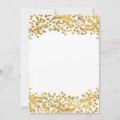 Invitation Cartons d'invitation élégants blancs avec baby's b (Dos)