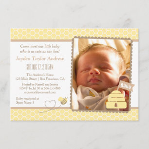 Invitation Cartons d'invitation élégants pour une baby shower