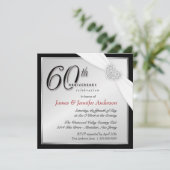 Invitation Cartons d'invitation élégants pour une fête d'anni (Debout devant)