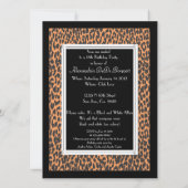 Invitation Cartons d'invitation Imprimé Léopard (Dos)