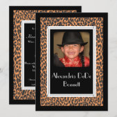 Invitation Cartons d'invitation Imprimé Léopard (Devant / Derrière)