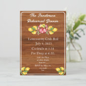 Invitation Cartons d'invitation Licorne Jaune Citron Crabe Bo (Debout devant)