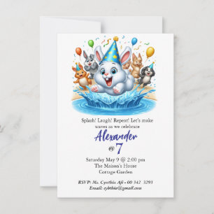 Invitation Cartons d'invitation modifiables pour fête d'anniv