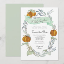 Cartons d'invitation neutres pour une baby shower