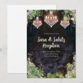 Invitation Cartons d'invitation numériques pour réception de  (Devant / Derrière)