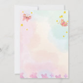 Invitation Cartons d'invitation Ourson Mignon (Dos)