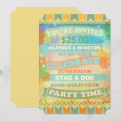 Invitation Cartons d'invitation personnalisés pour la soirée  (Devant / Derrière)