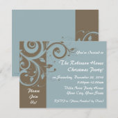 Invitation Cartons d'invitation personnalisés tourbillon inve (Devant / Derrière)