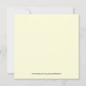 Invitation Cartons d'invitation photo Ivoire Or 50e Anniversa (Dos)