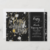 Invitation Cartons d'invitation POP CLINK FIZZ Fête Bulles de (Devant)
