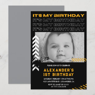 Invitation Cartons d'invitation pour 1er anniversaire garçon