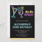 Invitation Cartons d'invitation pour 22e anniversaire Cocktai (Devant)