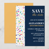 Invitation Cartons d'invitation pour 42e anniversaire Enregis (Devant / Derrière)