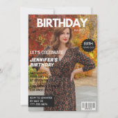 Invitation Cartons d'invitation pour 55e anniversaire Couvert (Devant)