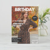 Invitation Cartons d'invitation pour 55e anniversaire Couvert (Debout devant)