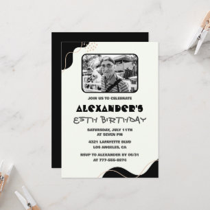 Invitation Cartons d'invitation pour 85e anniversaire hommes