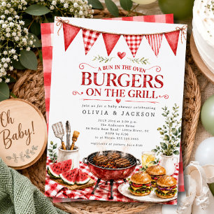 Invitation Cartons d'invitation pour Burgers sur le Grill à c