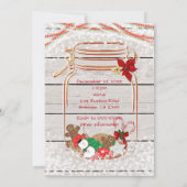 Invitation Cartons d'invitation pour échange de biscuits de f (Dos)