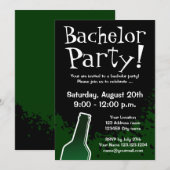 Invitation Cartons d'invitation pour enterrement de vie de ga (Devant / Derrière)