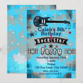 Invitation Cartons d'invitation pour fête d'anniversaire de g (Devant / Derrière)