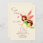 Invitation Cartons d'invitation pour fête d'anniversaire de l (Devant / Derrière)