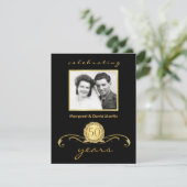 Invitation Cartons d'invitation pour fête d'anniversaire des  (Debout devant)