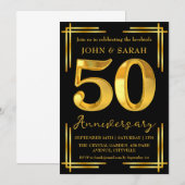 Invitation Cartons d'invitation pour fête d'anniversaire des (Devant / Derrière)